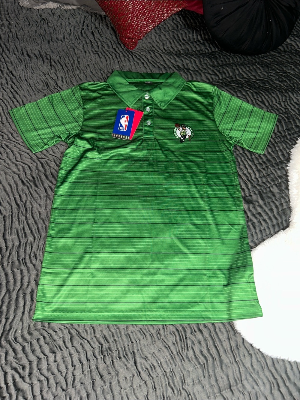 NBA Boston Celtics Youth Polo with Team Logo